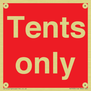 Tents only